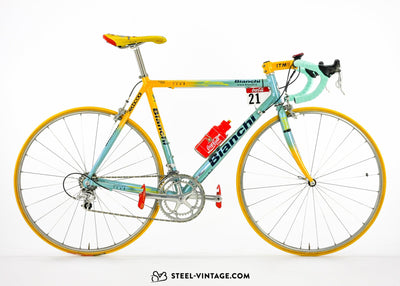 Marco Pantani Bianchi Team Mercatone Uno 1998 - Steel Vintage Bikes