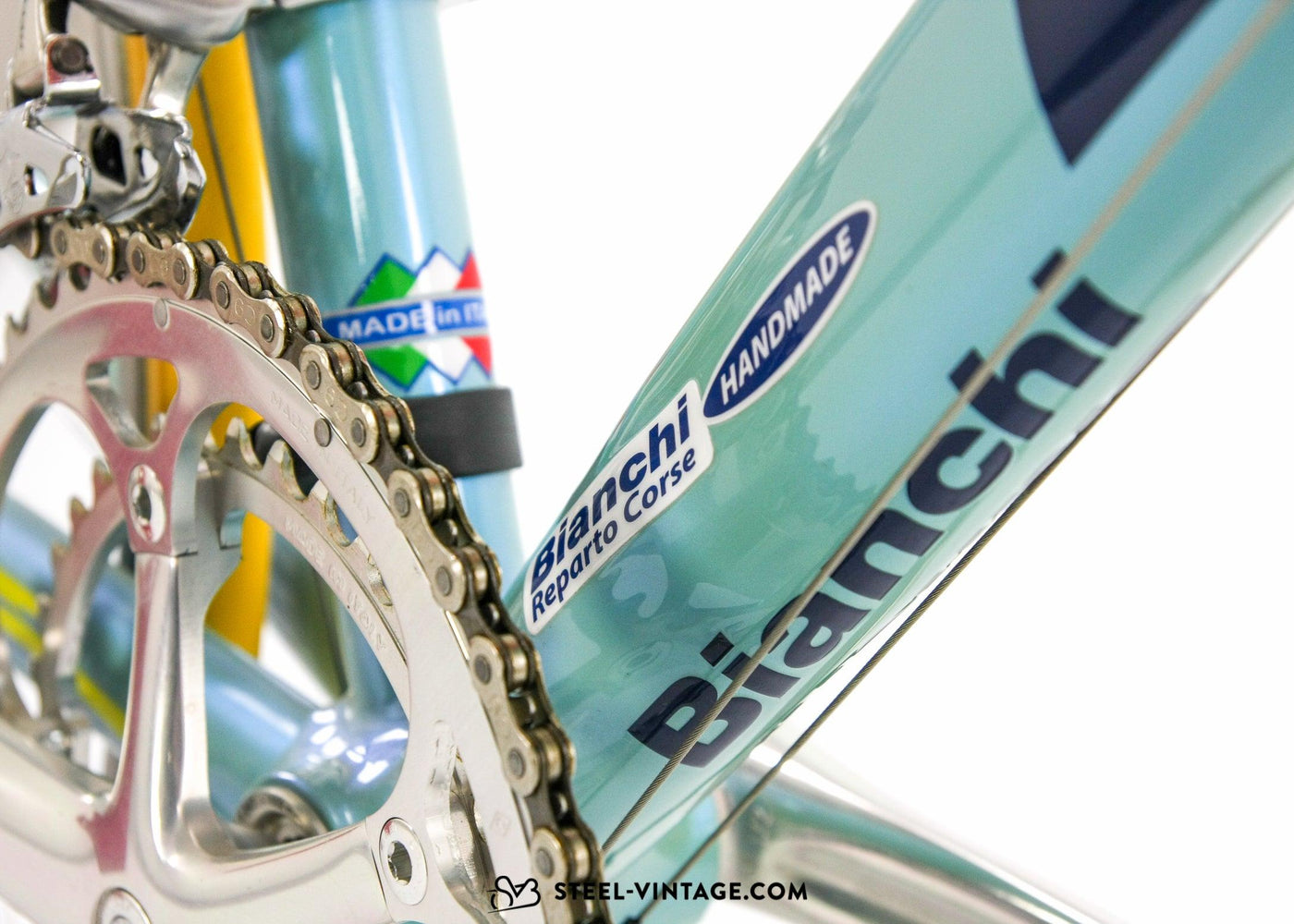 Marco Pantani Bianchi Team Mercatone Uno 1998 - Steel Vintage Bikes