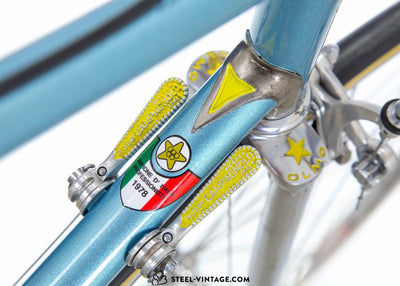 Olmo Competition Light Blue Road Bike 1970s - Steel Vintage Bikes