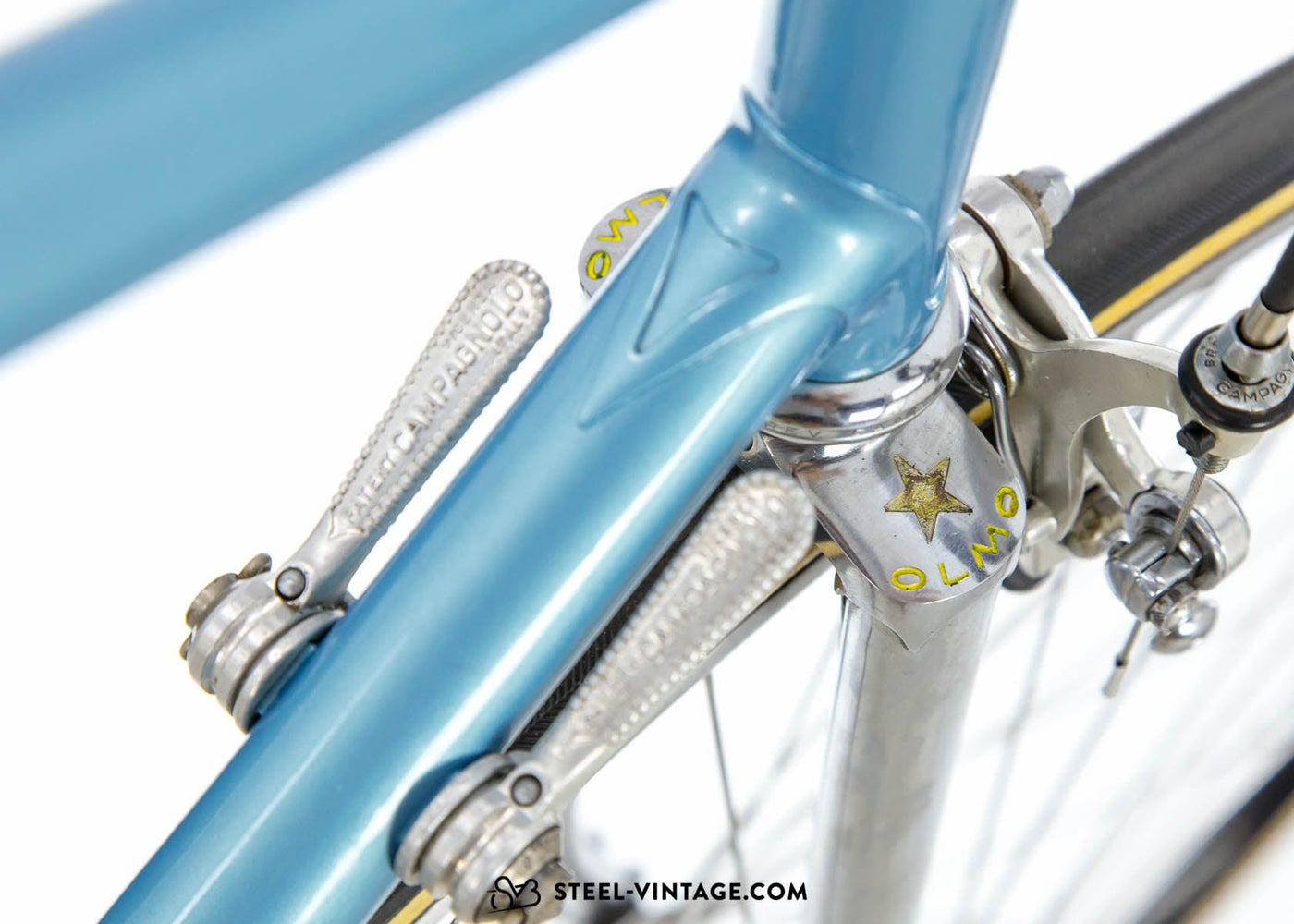Olmo Competition Light Blue Road Bike 1980s - Steel Vintage Bikes