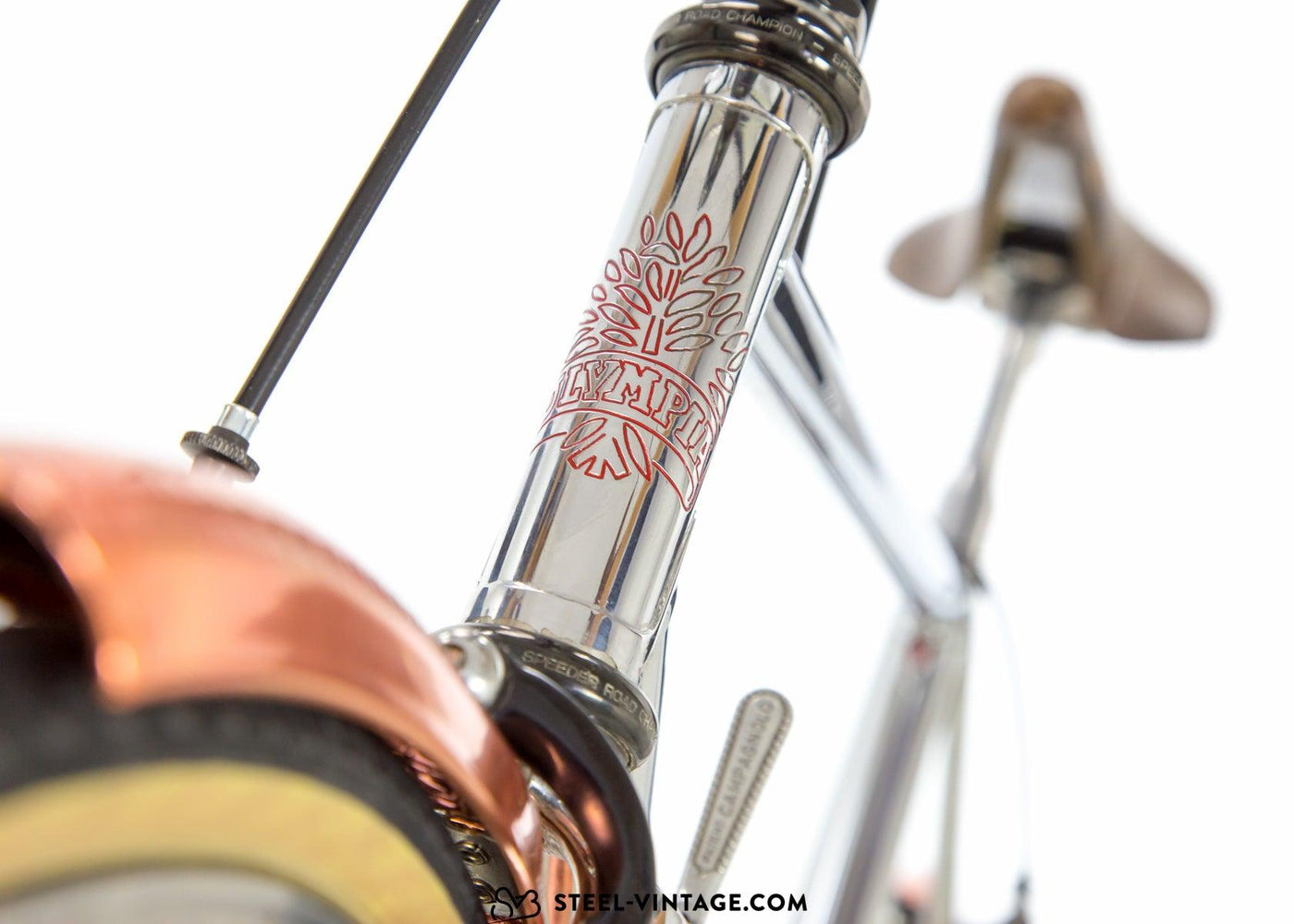 Olympia Chromed Randonneur Bike - Steel Vintage Bikes