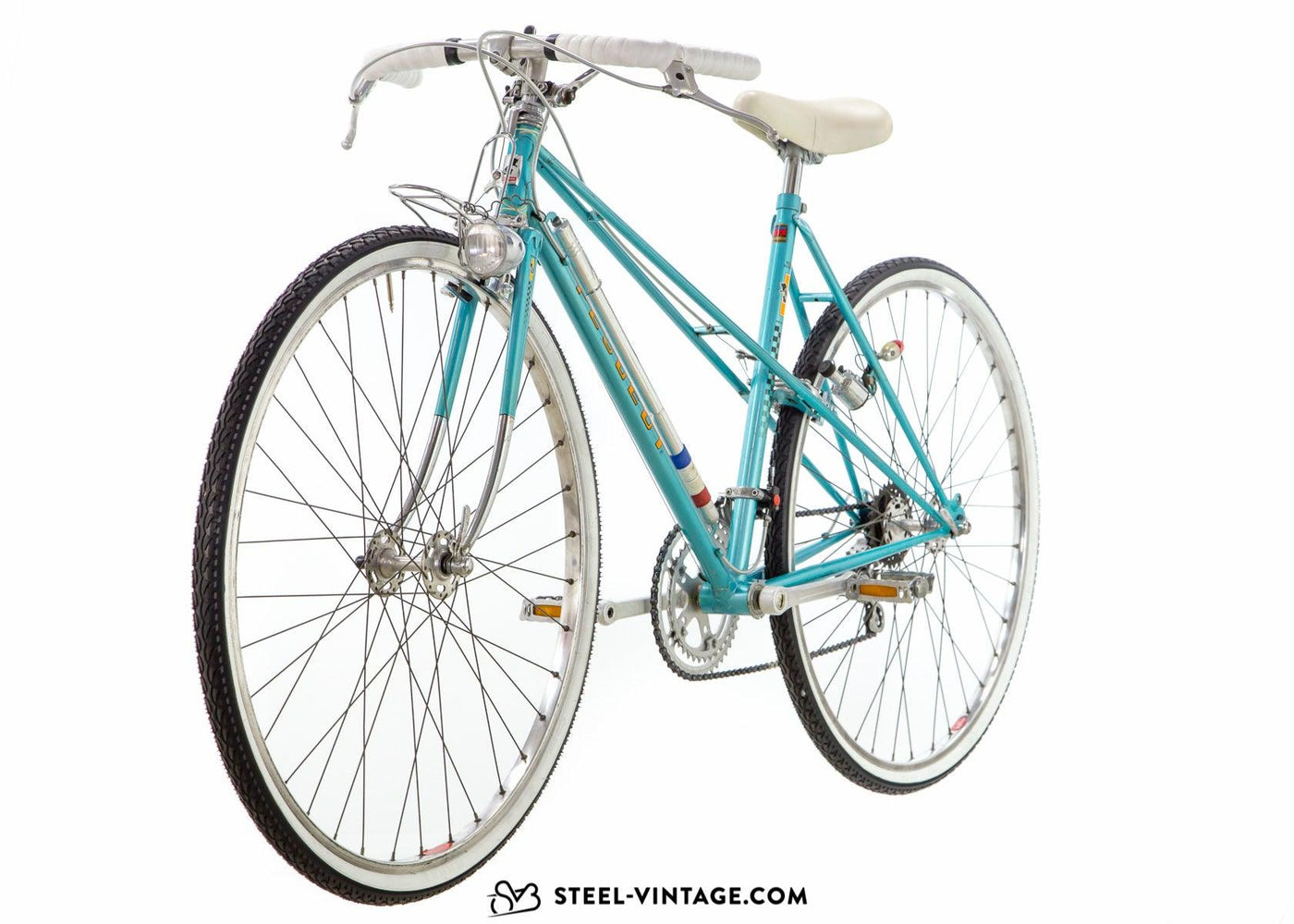 Peugeot Mixte Light Blue Ladies Bike 1970s - Steel Vintage Bikes