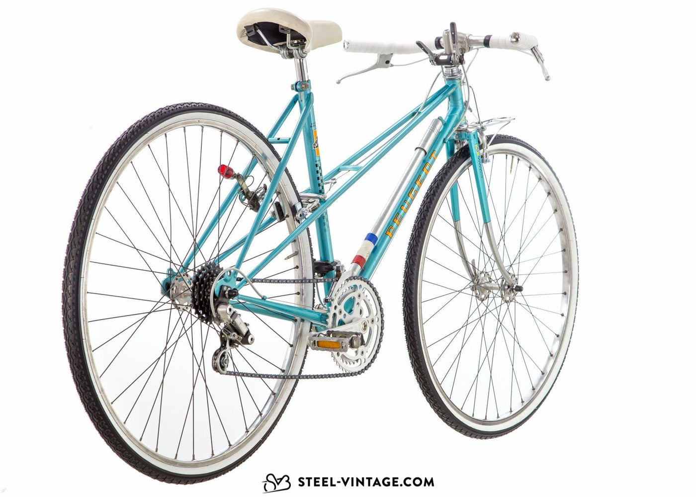 Peugeot Mixte Light Blue Ladies Bike 1970s - Steel Vintage Bikes