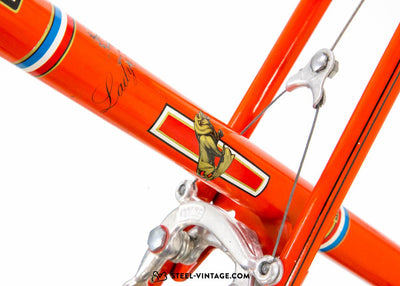 Peugeot Mixte Orange Classic Ladies Bike 1970s - Steel Vintage Bikes