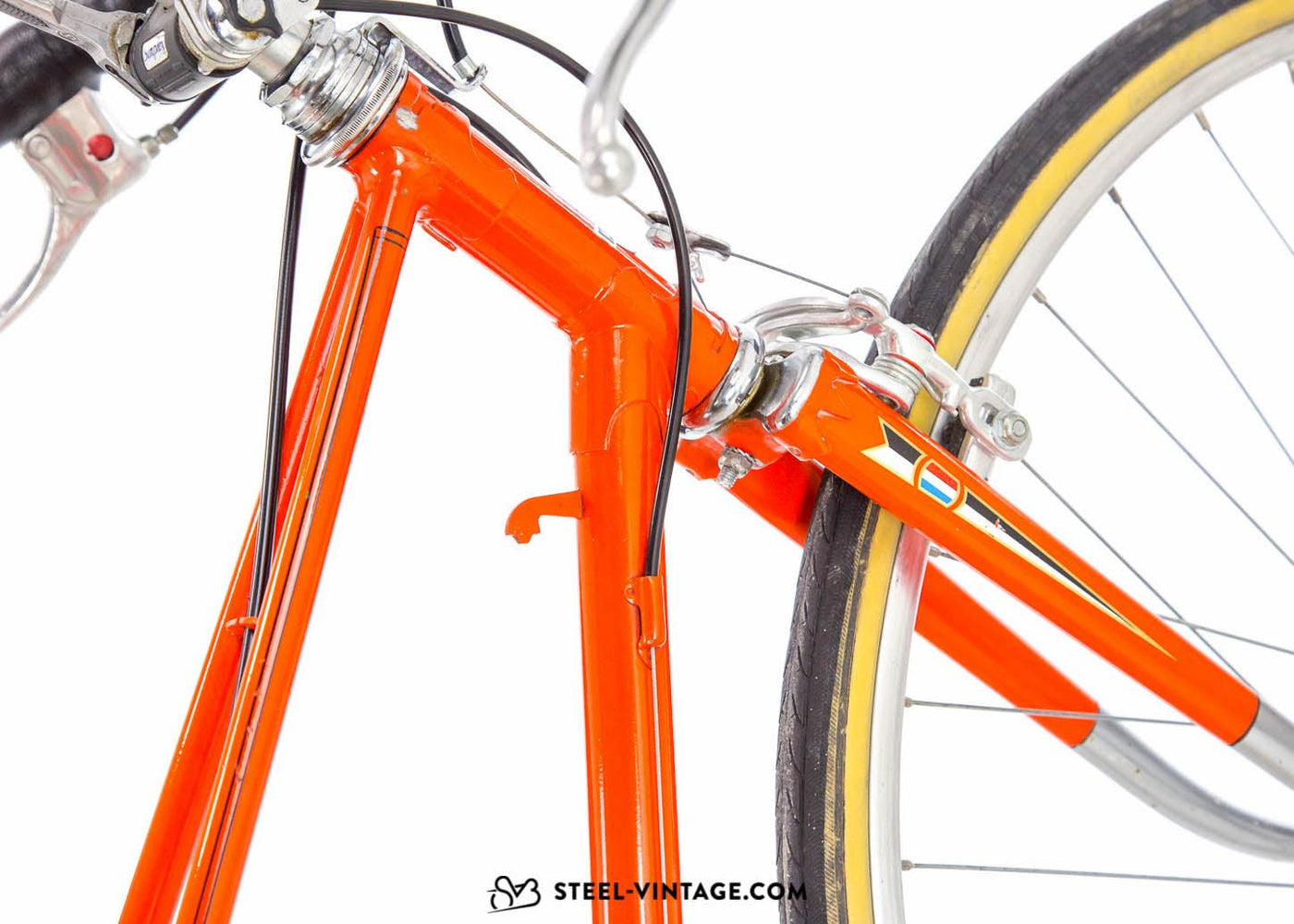 Peugeot Mixte Orange Classic Ladies Bike 1970s - Steel Vintage Bikes