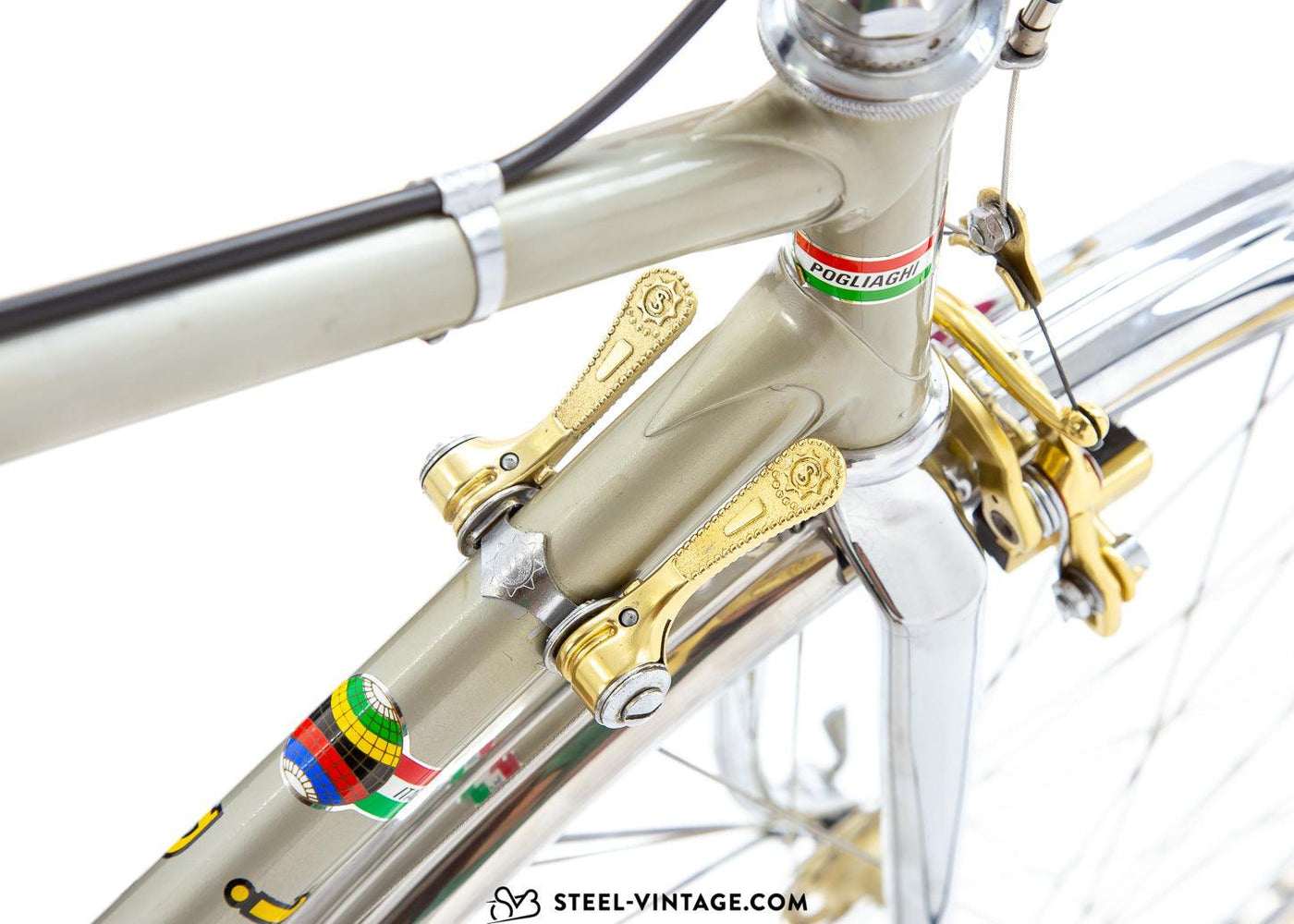 Pogliaghi Classic Randonneur Bicycle 1970s - Steel Vintage Bikes