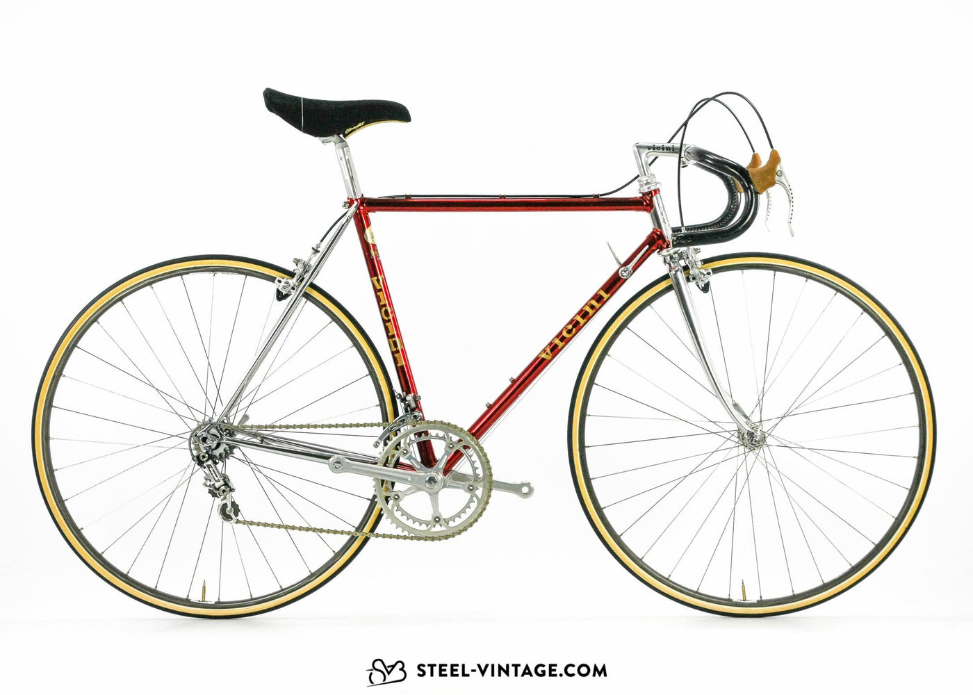 Vicini Cromovelato Classic Road Bicycle 1980s - Steel Vintage Bikes